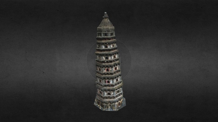 Tiger Hill Pagoda (虎丘塔) 3D Model