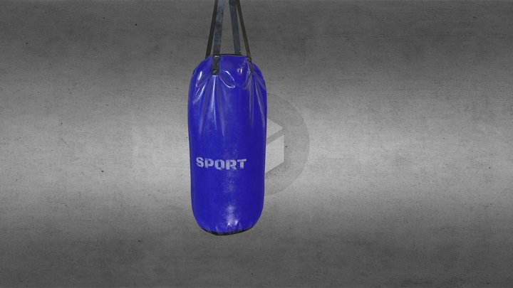 boxing bag, test, work in progress 3D Model