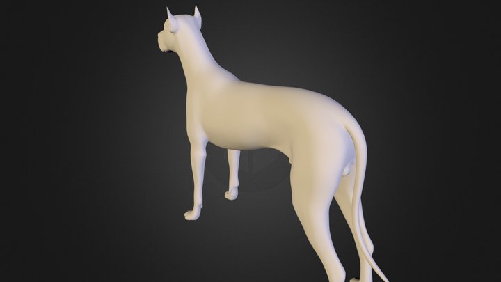 Dog_1.OBJ 3D Model