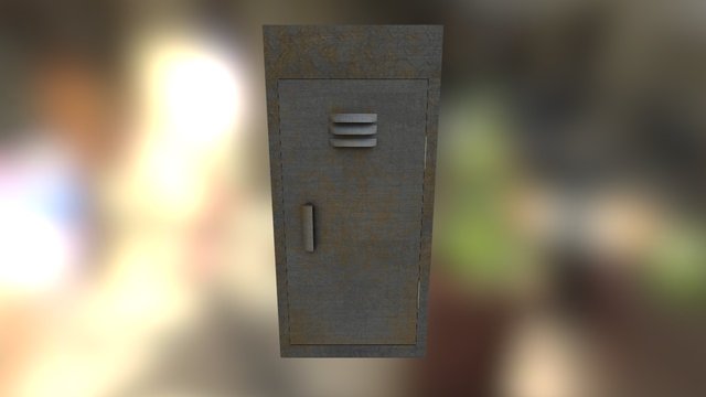 Locker 3D Model