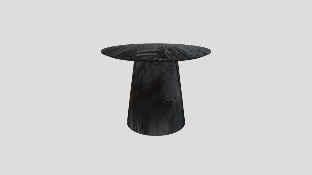 Black Conical Dining Table