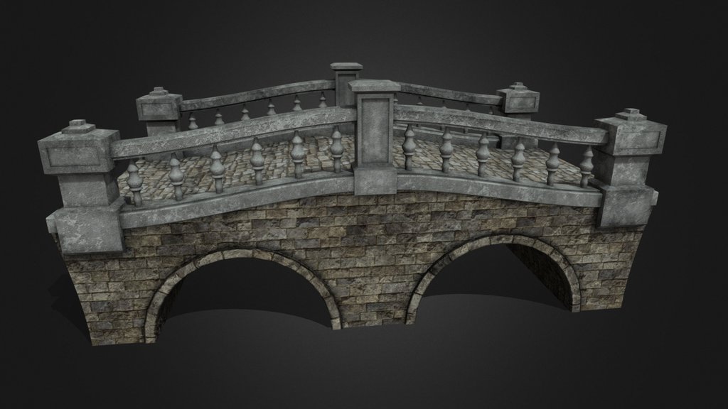 Victorian styled stone bridge