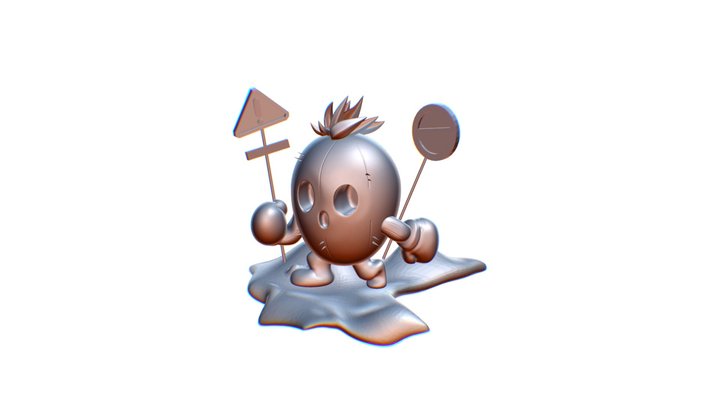 Togemon 3D 3D Model