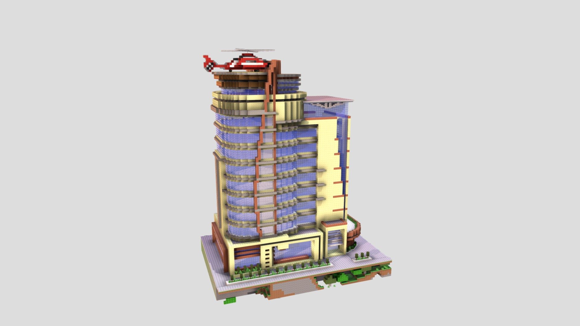 Minecraft Modern Building - Download Free 3d Model By Jar (@jar9th 