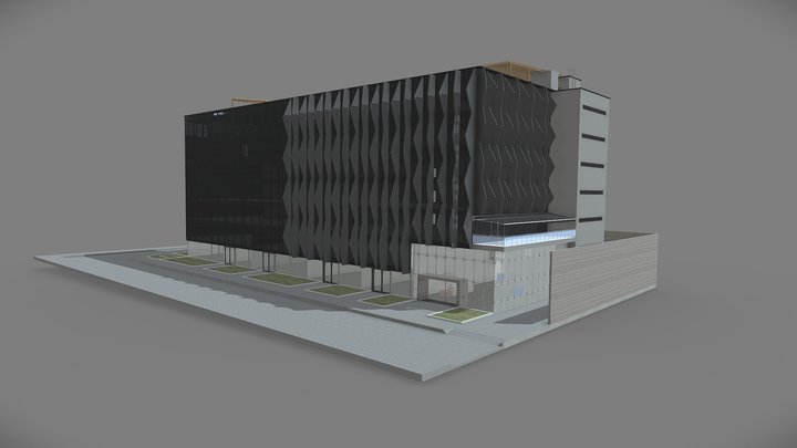 Edificio De Oficinas CORTEZZA 3D Model