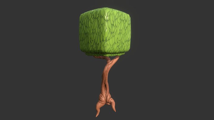 Stylized Tree 3D Model
