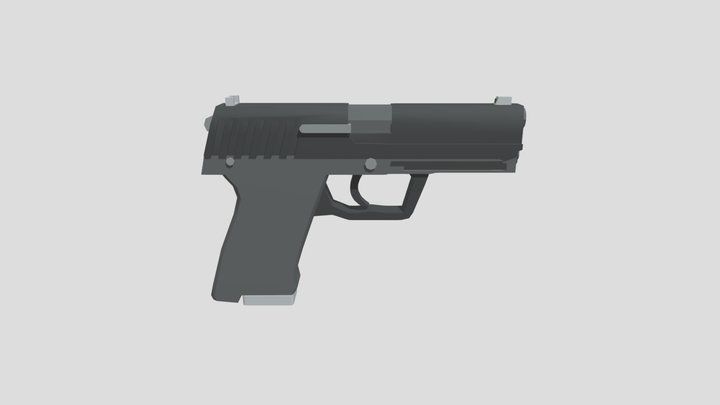Low poly gunshot (re upload not mine)