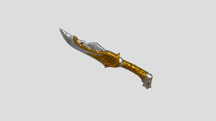 Golden Talon Blade 3D Model
