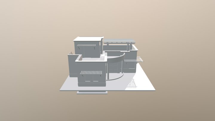 CASA HABITACION ECA 1 3D Model