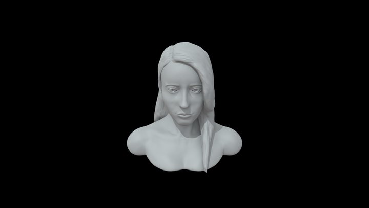 Self portait sculpt 3D Model