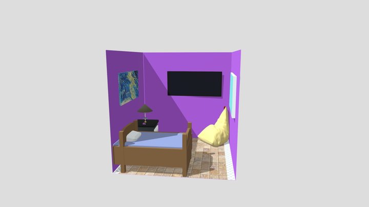 Int Room 2 House Full of Colours 3D Model