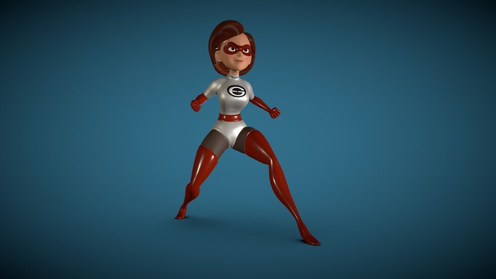 Elastigirl Classic Suit - Helen Parr 3D Model