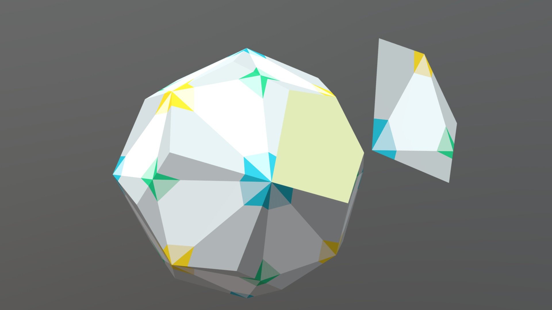 Pentagonal Icositetrahedron with Disdyakis Dodec