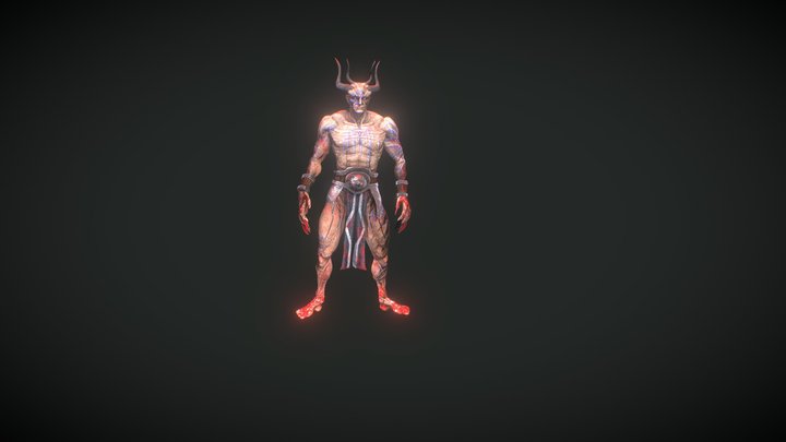 Troll Monster Demon 3D Model