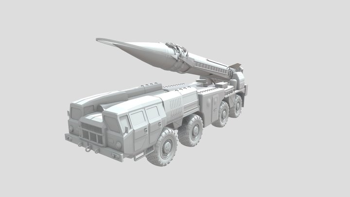Scud Model 3D Model