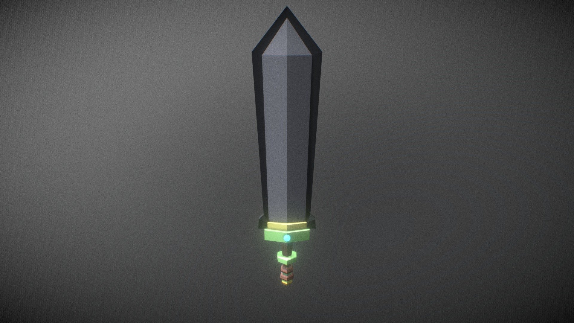 Great Sword Blender Tutorial 3D model by intanfitri202 [d611de6