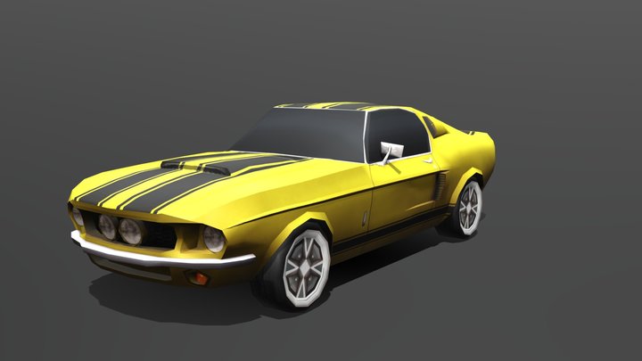 Shelby Mustang Yellow