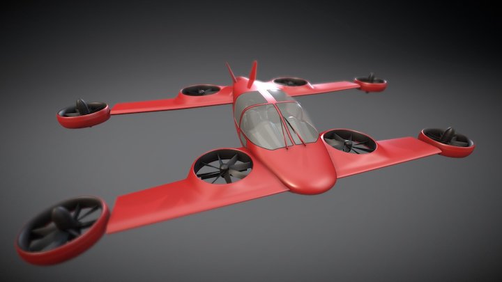 Technoplane Mini-Bee 3D Model