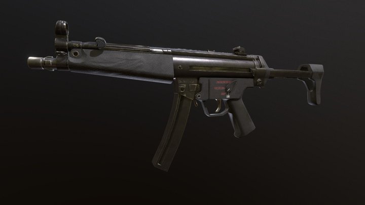 H&K MP5 3D Model