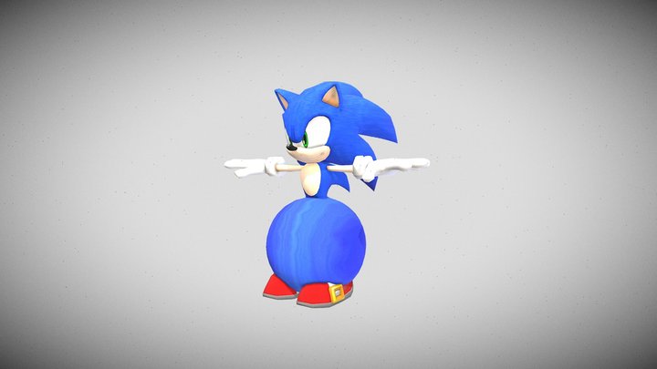 Mobile - Sonic Forces Speed Battle - Sonic 3D Model