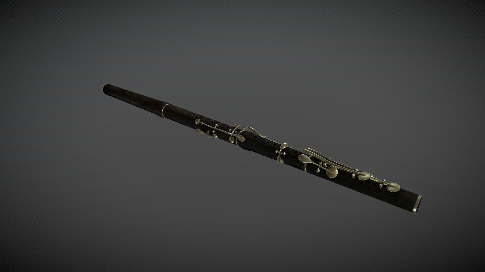 Sax Flute — Sketchfab embed 3D viewer