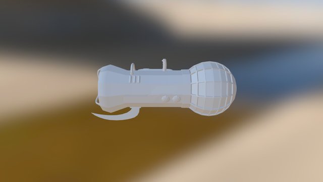 Laser Gun 3D Model