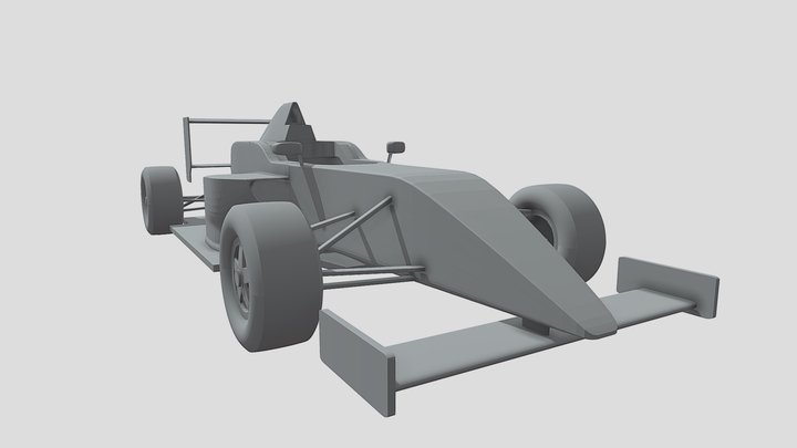 F4 Tatuus T014 chasis 3D Model
