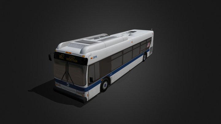 New Flyer XD40 3D Model