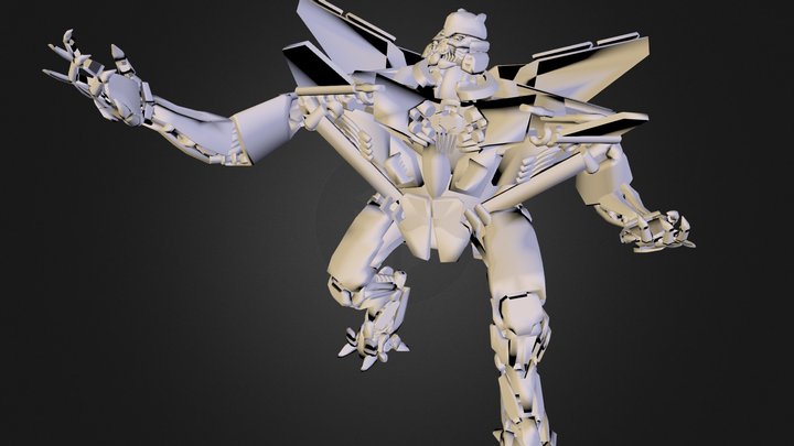 Transformers Movie Starscream 3D Model