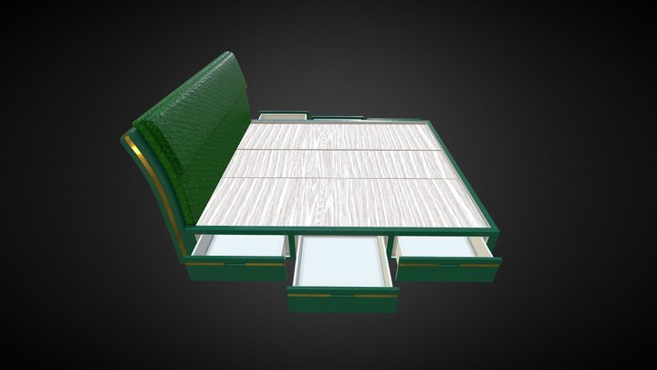 BedSet - Emerald 3D Model