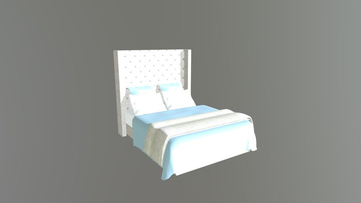 Quin Bed 3D Model