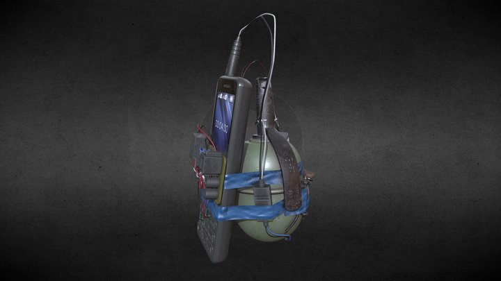 Phone Bomb 3D Model