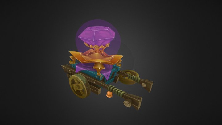 Crystal Cart 3D Model