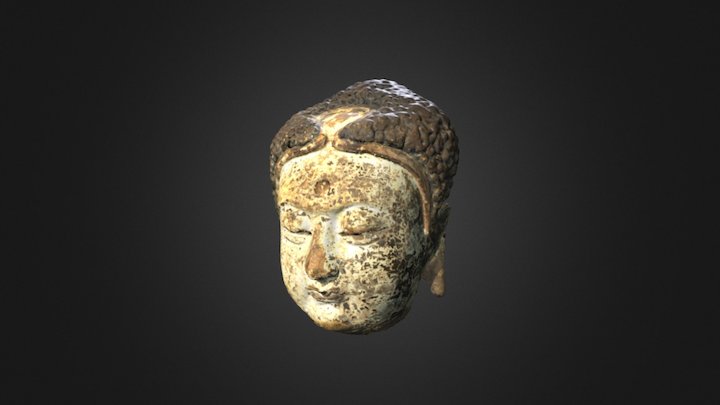 Stucco Head 3D Model