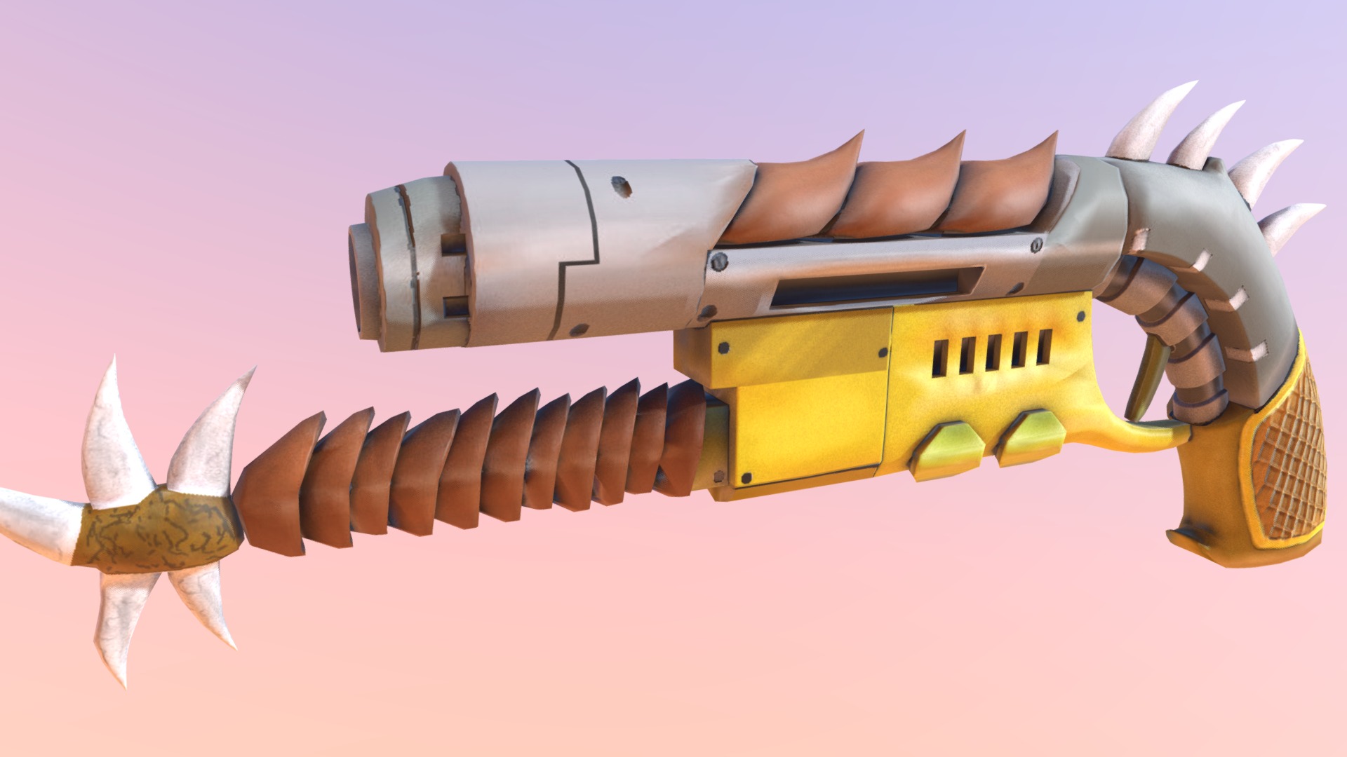 Gun concept - Monster Hunter: World - Nergigante - 3D model by ...