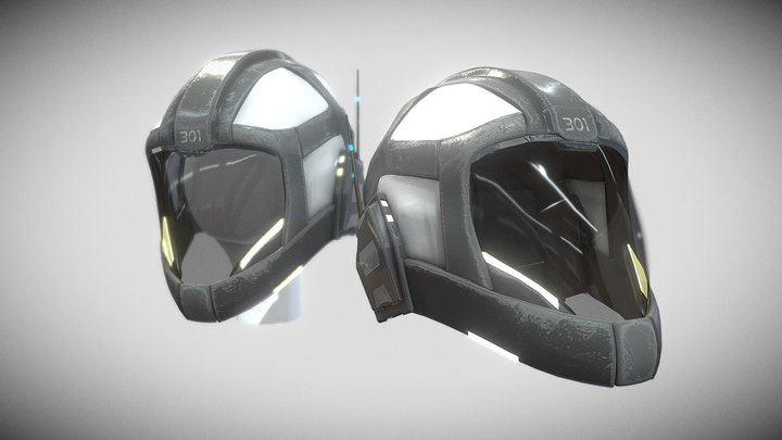 AFR Helmet - Old 3D Model