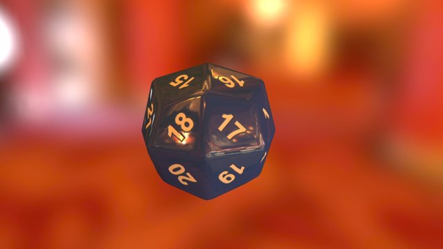 Cube/Dice for Games 3D Model