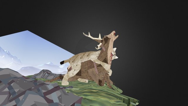 Shelter 2 - Deer Hunt 3D Model