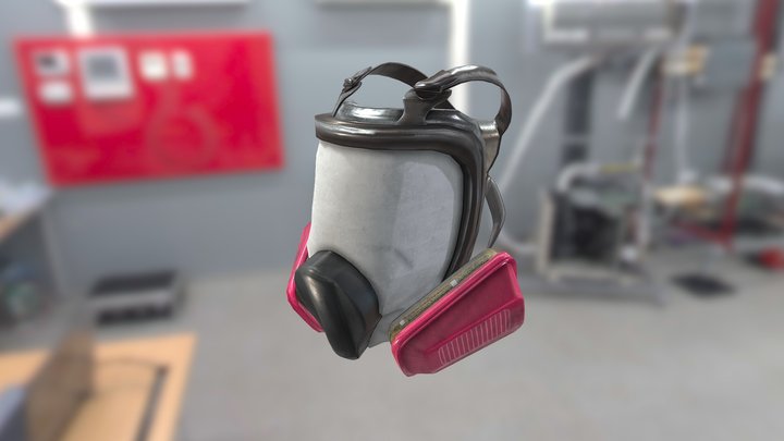 Hazmat Mask 2 3D Model