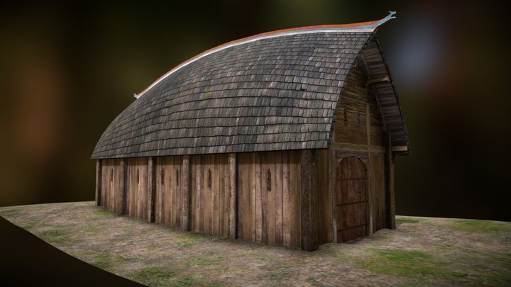 Medieval viking house 3D Model