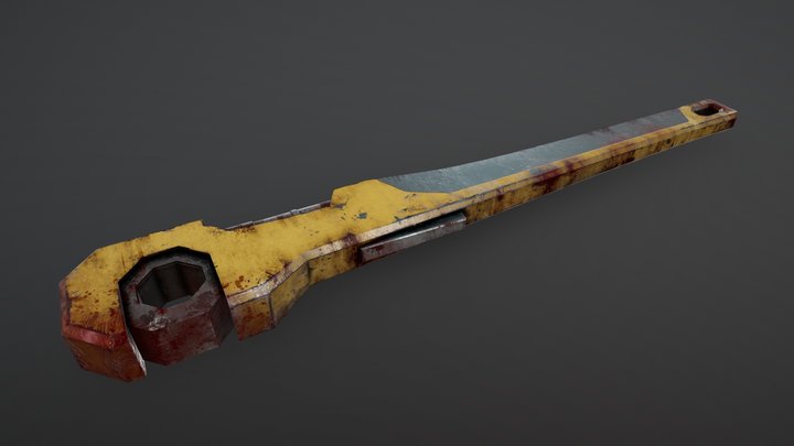 Piston Wrench 3D Model