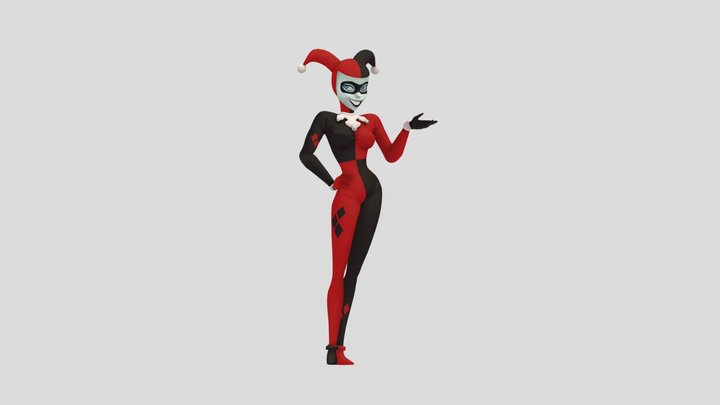 Harley Quinn 3D Model