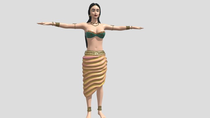 Apsara 3D Model