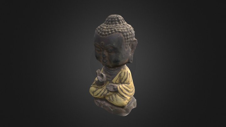 Baby Buddha 01 3D Model