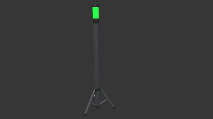Do_ Not_cross_pillar 3D Model