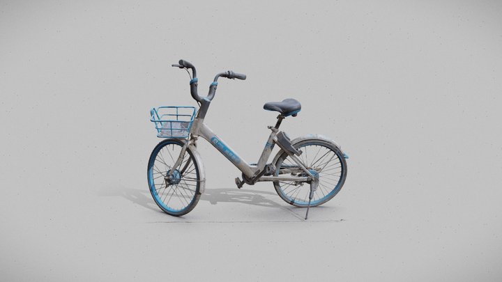 Blue Bike 3D Scan 3D Model