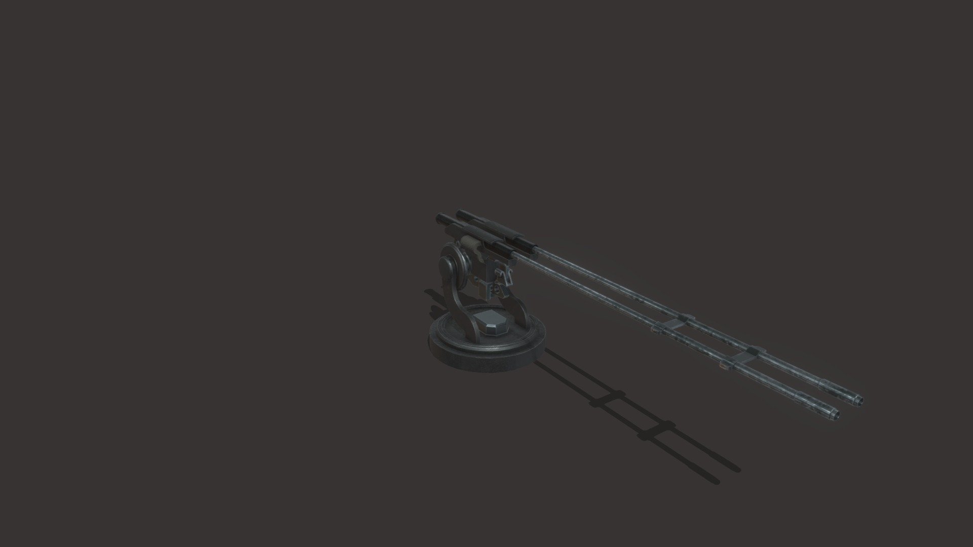 large-caliber turret