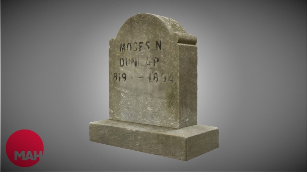 Moses N. Dunlap Tombstone