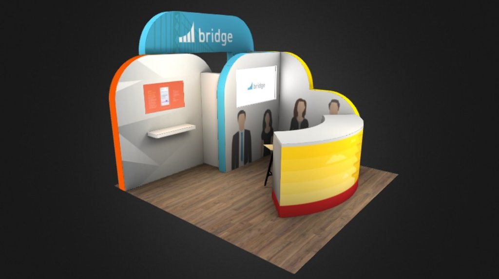 Bridge 10x10 booth - 3D model by cgb777 [d6284fe] - Sketchfab