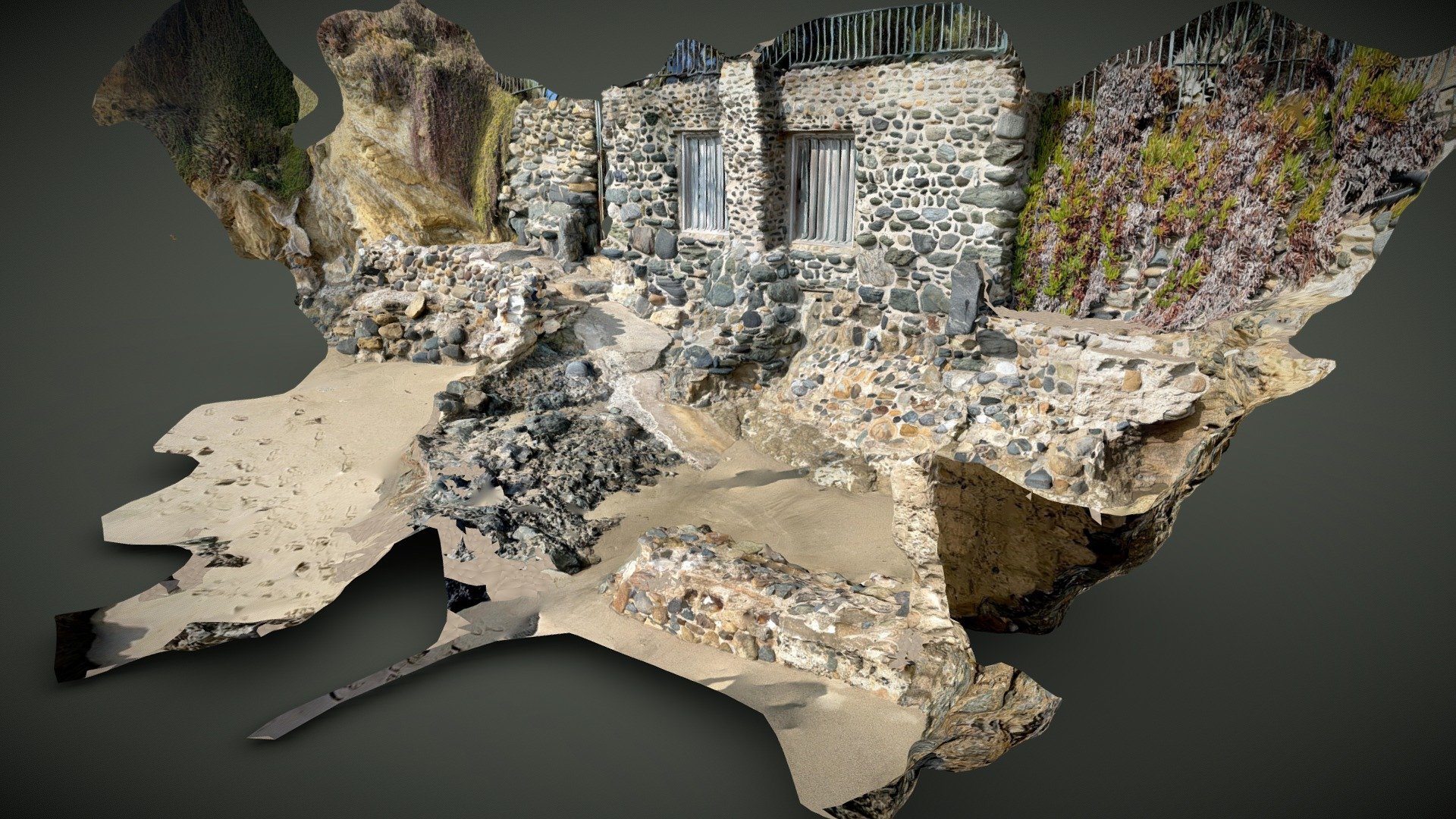 Stone House on the Beach